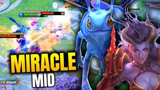 Miracle's Mid-Week Success: Mastering QOP and Puck with a 63% Winrate