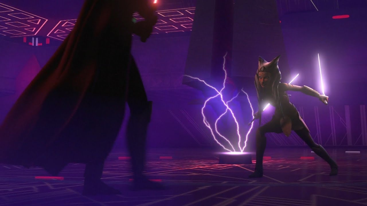 Darth Vader Vs Ahsoka - Full Duel (Twilight Of The Apprentice + A World Between Worlds)