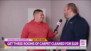 Zerorez: Get three rooms of carpet cleaned for $129