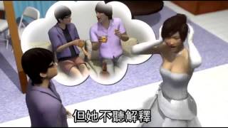 不滿伴侶睡男人女披婚紗怒跳淡水河--蘋果日報20150607