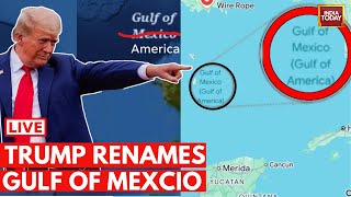 LIVE: Donald Trump Renames Gulf Of Mexico, Declares February 9 as 'Gulf of America Day'