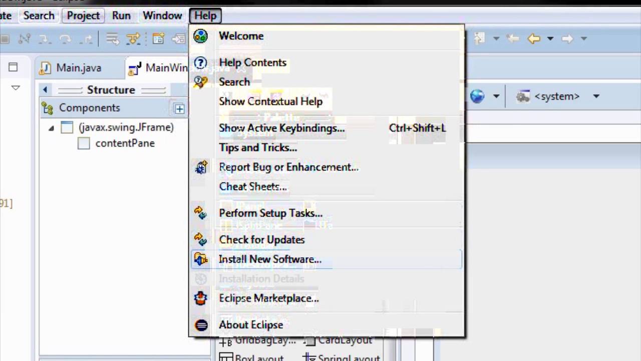 Eclipse Install Window Builder Informationmaio