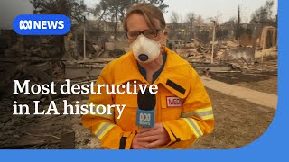 LA wildfires the most destructive in city's history | ABC News