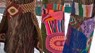 170307 Ярнбомбинг (yarn bombing)