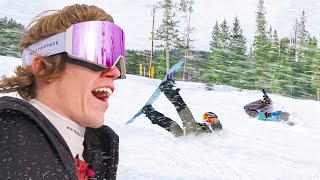 Insane Snowboarding Stunts In The Snow!