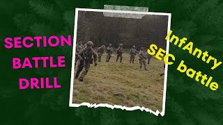 SEC BATTLE DRILL#infantry sec ki ladhai