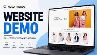 Full Stack MERN E-Commerce Website | React, Node.js, MongoDB | Nova Trends 🛍️ Demo