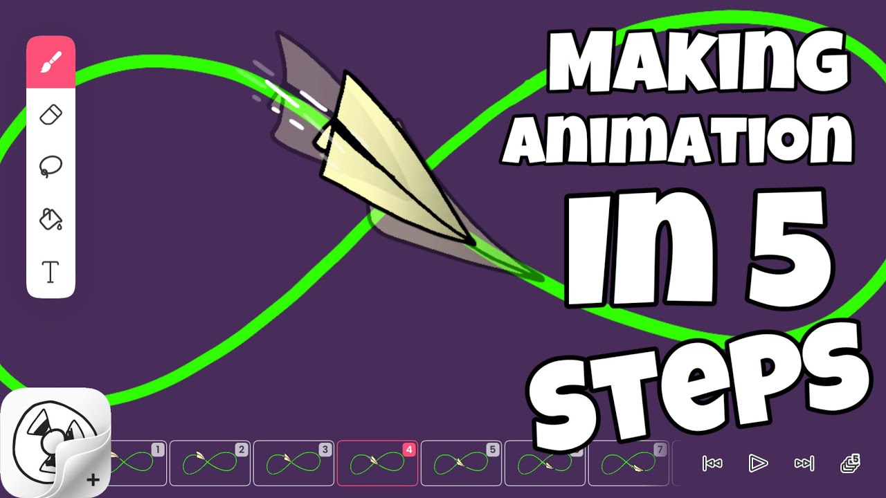 Making Animation In 5 Steps Flipaclip Animation Tutorial Youtube