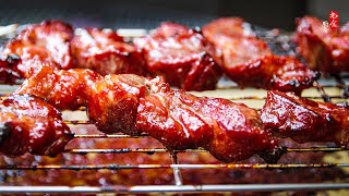 用Costco的猪上肩肉终于烤出了完美的叉烧肉！重点在烤制的过程｜Char Siu (Chinese BBQ Pork) Focus on the roasting process