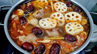 Lẩu đuôi bò thuốc bắc đậm vị ,bồi bổ sức khỏe cả gia đình.