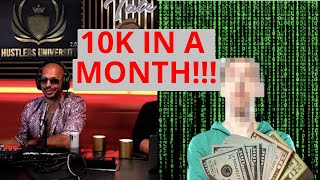Andrew Tate Reveals 13 Year Old Makes 10K A MONTH inside HU