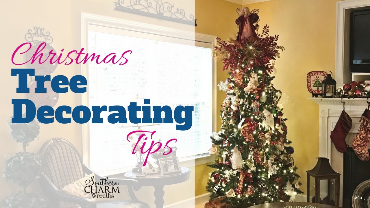 Easy Christmas Tree Decorating Tips Youtube