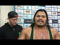 ジェフ・コブ「コジマ、ハラヘッタ。ケド、パンハ、マズイ！」3.10 njcup backstage comments 6th match