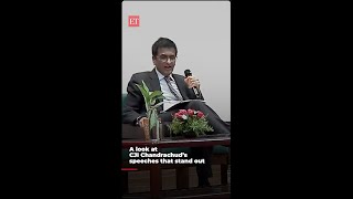 A look at CJI Chandrachud’s speeches that stand out