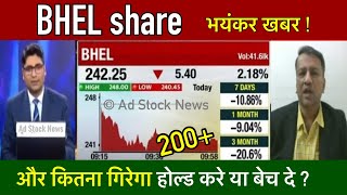 BHEL share latest news, Hold or sell ? Bharat heavy electricals share