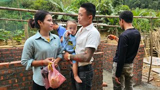 The CEO Helps Thuy Build an Outdoor Bathroom and Has a Warm Meal With The Construction Workers.