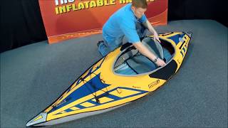 How to inflate the AdvancedFrame Sport inflatable kayak AE1017-O