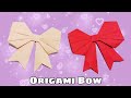 Origami Paper Bow|How to make Paper Bow|DIY Ribbon[Angie's Art and Craft]