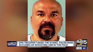 DPS Trooper takes the stand, faces man accused of shooting him in the face