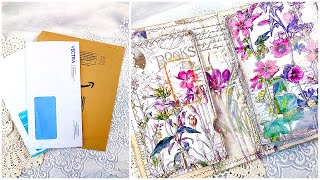 FROM TRASH TO TREASURE: Ephemera folio from packaging and envelopes #2 Pockets, flips and pages!