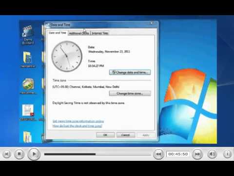 How To Change System Date & Time in Windows 7 How To Change System Date & Time in Windows 7
