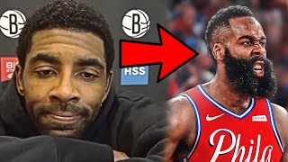 Kevin Durant and Kyrie Irving React to James Harden Trade