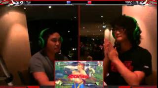Shadowloo Showdown V USF4 Yoro(Adon) vs TW(Sagat,Yun)