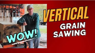 Look What I Did With This Log!  (Vertical Grain Sawing Secrets - Sawmills in Action)