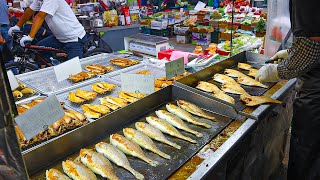 생선구이 대가가 5종류를 튀기듯 구워서 가격과 맛 두가지 다 잡은 대성상회 / Large quantities of grilled fish - Korean street food