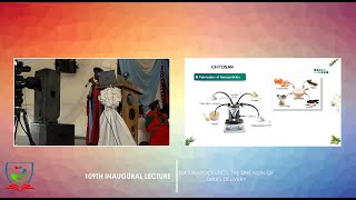 109TH INAUGURAL LECTURE