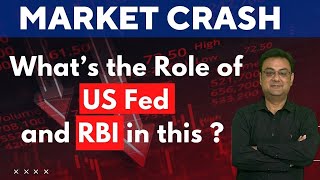 Why did Stock Market Crash | share market for beginners | RBI Repo Rate | US Fed Interest Rate Hike