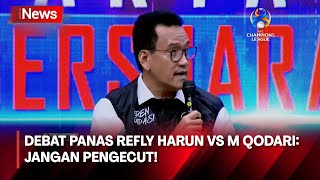 Debat Panas Refly Harun vs M Qodari: Jangan Pengecut! - iNews Malam 21/02 Segmen 03