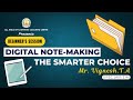 UPSC Beginner's Session | Digital Note Making | Vignesh.T.A (AIR 314)