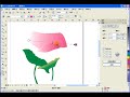 coreldraw绘画实战技巧 12 绘制荷花 cdr教学教程