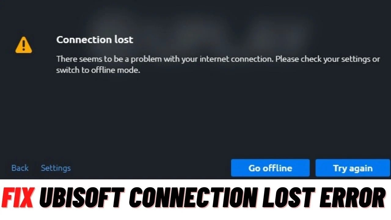 How To Fix UbiSoft Connect Connection Lost Error - YouTube