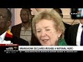 Mugabe granted official mourning period and national hero status