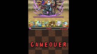 【パズドラ】初見  協力プレイ チャレンジダンジョンLv10 サリアトールPTソロ