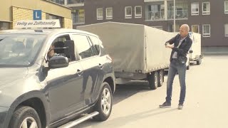 Zo gaat het bij het praktijkexamen auto met aanhangwagen