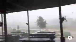 Downburst in Romania