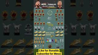 Messi vs Ronaldo Major Trophies #messivsronaldo #messi #ronaldo #messironaldo #goat #football