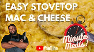 How to make EASY Stove top Mac and Cheese (NO EGGS!) ⏰ One Minute Recipe