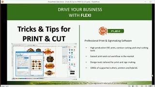 Webinar - Top PRINT & CUT Tips and Tricks in FlexiSIGN & PRINT