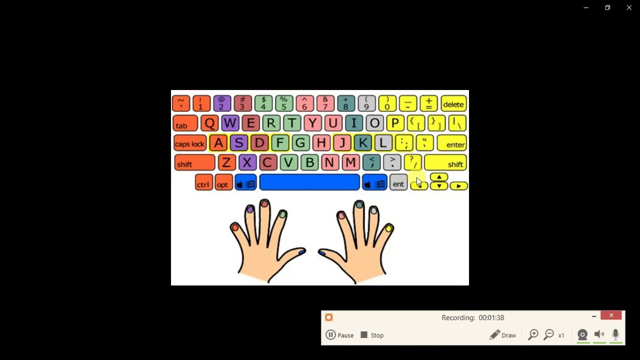 04. How To Type (Hand & Fingers Position On The Keyboard) - YouTube