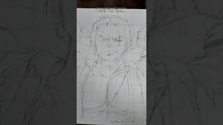 Zoro Drawing🫶💫 | Unknown Artz 2.0 | #drawing #zoro #outline #anime |