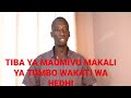 MAUMIVU MAKALI WAKATI WA HEDHI