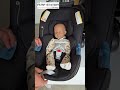 cybex aton g swivel infant seat buckling baby in car seat properly