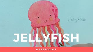 수채화 | WATERCOLOR JELLYFISH(해파리 그리기)