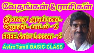 அடிப்படை இலவச ஜோதிட பாடம் - 2 |ஜோதிட பாடம் | ராசிகள்| Free Astro Lesson - 2| AstroTamil BASIC CLASS