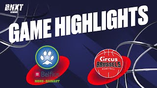 Belfius Mons-Hainaut vs. Brussels Basketball - Game Highlights