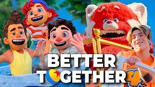 NEW! Better Together A Pixar Pals Celebration Parade- PIXAR FEST 2024 Disney Cal